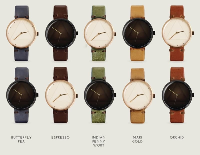 Leather watch _handmade_ vegetable tanned leather_